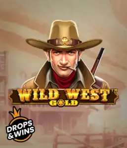  Meet the daring sheriff of "Wild West Gold," a popular slot game by Pragmatic Play. The visual features a stern-faced sheriff with a sheriff’s badge, framed by a sun-baked Old West town backdrop. The game's title is boldly featured in a stylized font, complementing the theme of adventure and law enforcement in the wild frontier. 