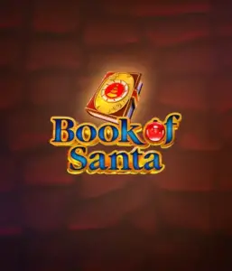 Celebrate the holiday spirit with the Book of Santa game by Endorphina, highlighting an intricately designed golden book adorned with Santa's iconic symbol. This graphic evokes the magic and mystery of Christmas, set against a cozy red background. Great for players looking to get into the holiday spirit, offering a delightful adventure. 